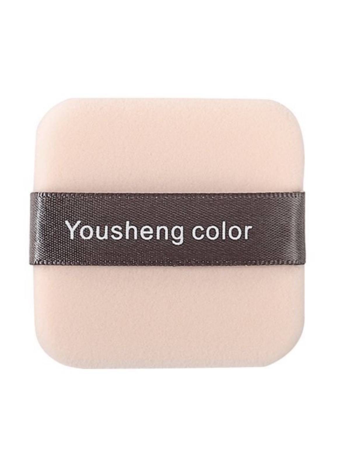 New camel double -sided velvet powder fluttering soft square -shaped circular powder puff replacing the powder flutter face makeup tool