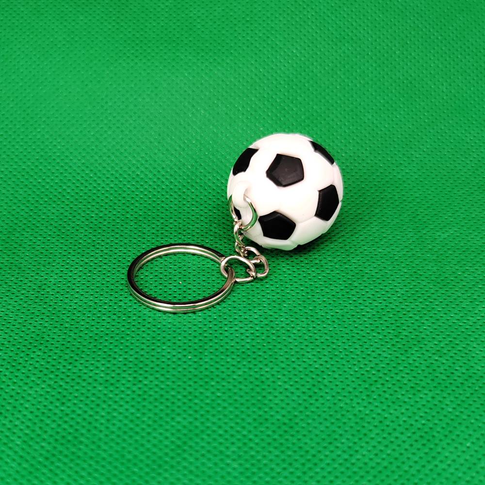 5 PVC soft glue football 25mm3d