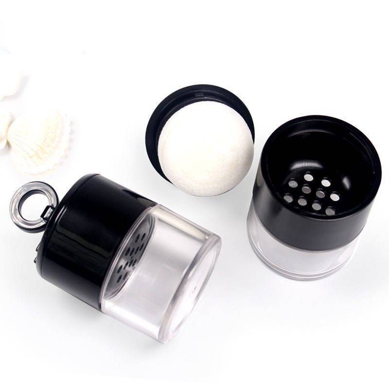 Bring powder puff mini -packed mushroom loose powder box empty box portable travel small without leakage cushion set makeup blush