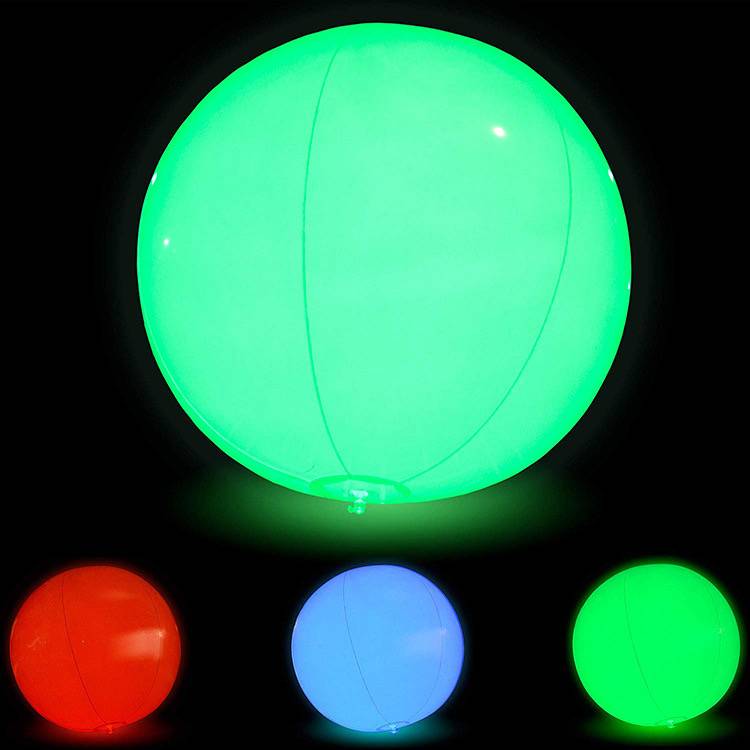 50 cm luminous color -changing with remote control (33 cm after inflatable)
