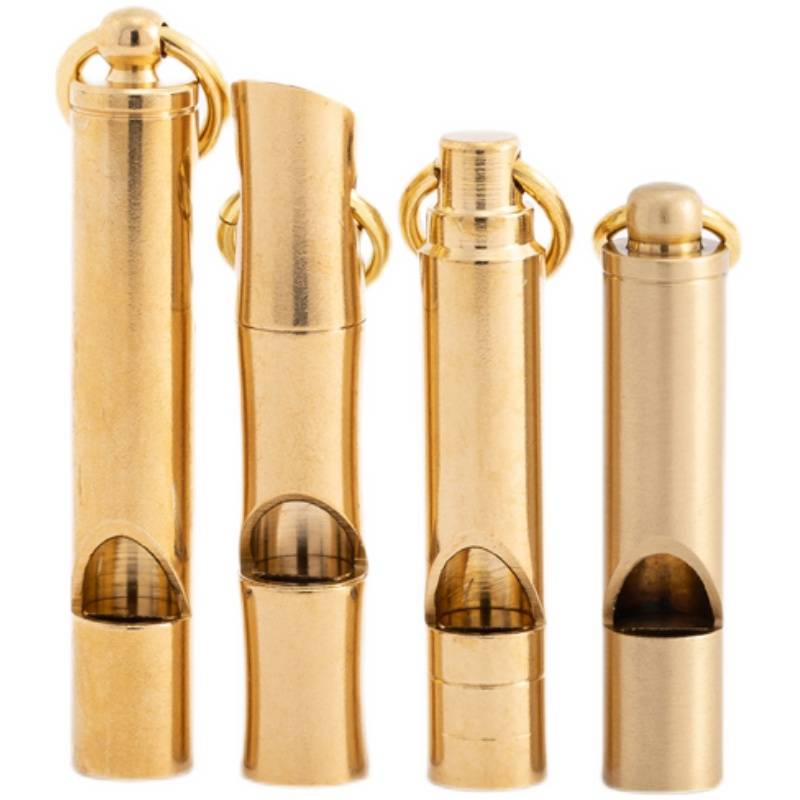 Bronze's out-of-the-house life-saving whistling key to the attached children's contest high-sound whistle climber training decoration
