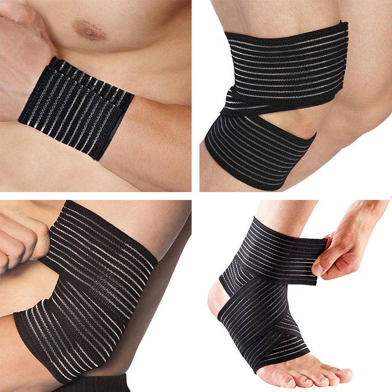 Towel bandage around the knee -to -knee care, protect the ankle, protect the elbow, protect the legs, the legs, the legs, the strap and the sprains