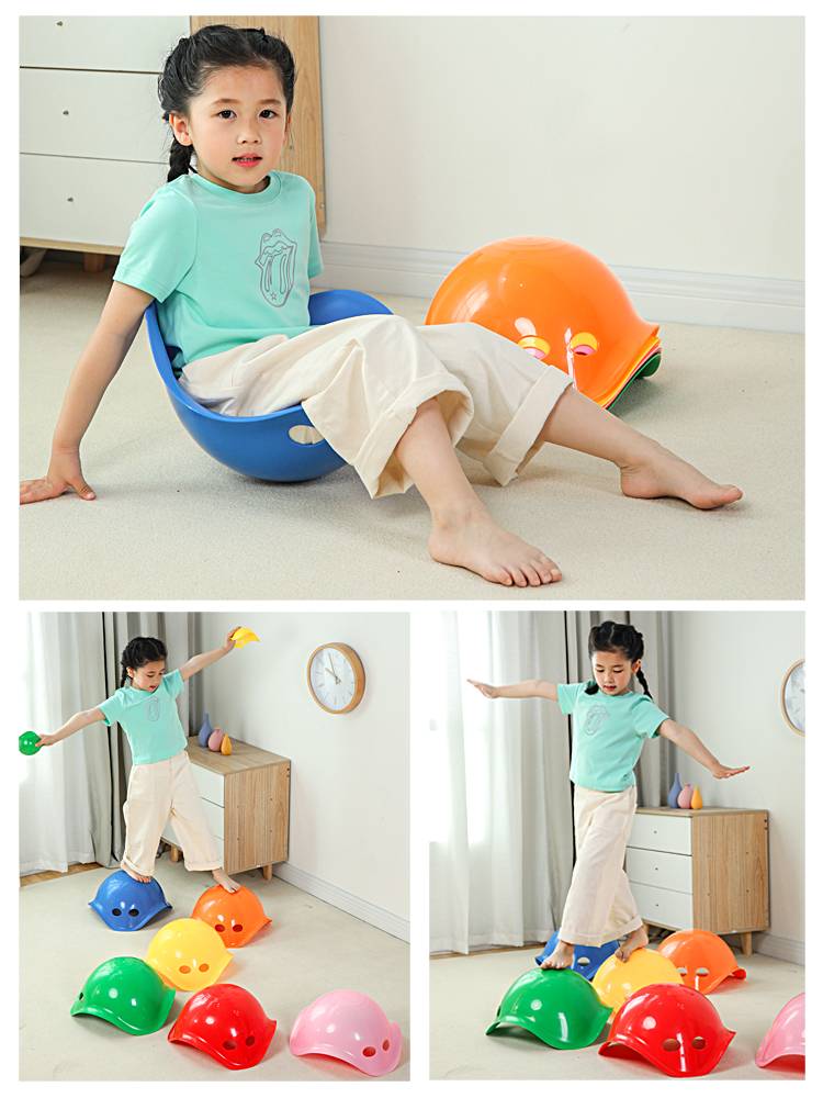 Sensory training Equipment Kindergarten Turtle Shell props Children's Early Education Passion Balancing Rotating Disk toy Home Back