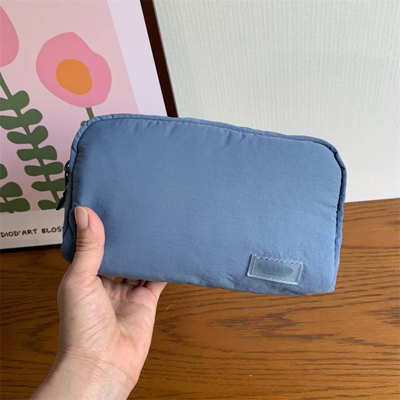 Gray blue ~ storage bag pen and bag