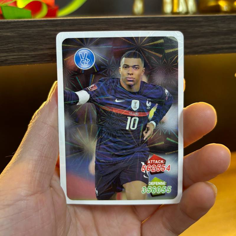 European Cup 2024 Football Star Card Card Laser Flash Card Blot C Ronali Mimi Bay Blind Box Version Collection Card