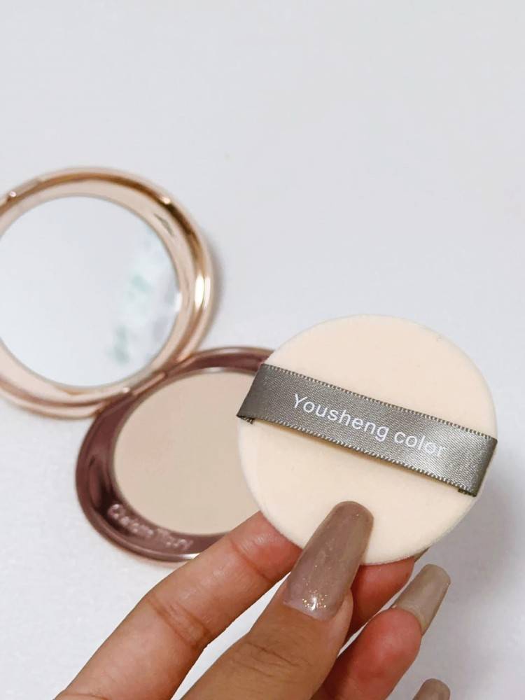 CT powder puff double -sided velvet super thin replacement of round universal powder fluttering makeup special banana powder puff