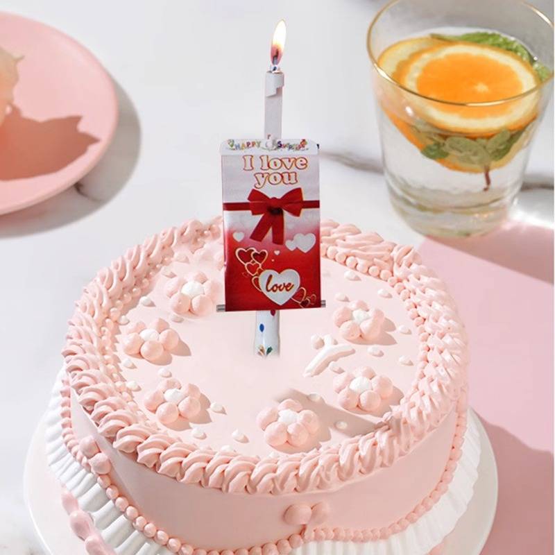 Love banner candle 2