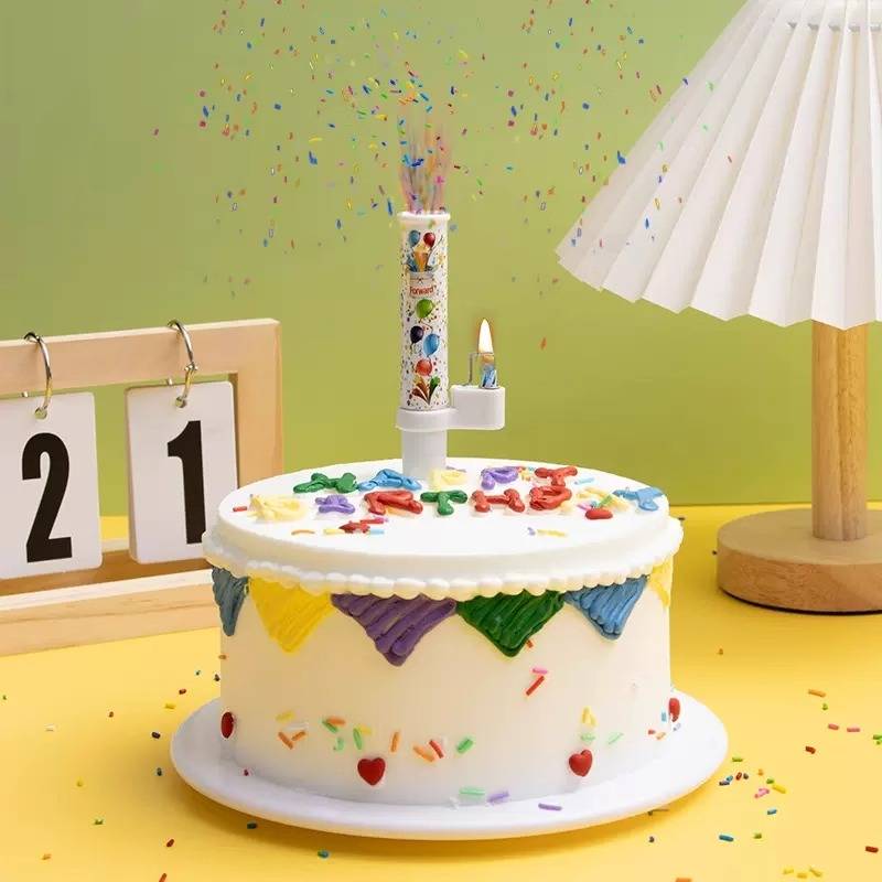 Candy ceremony flower candle 2