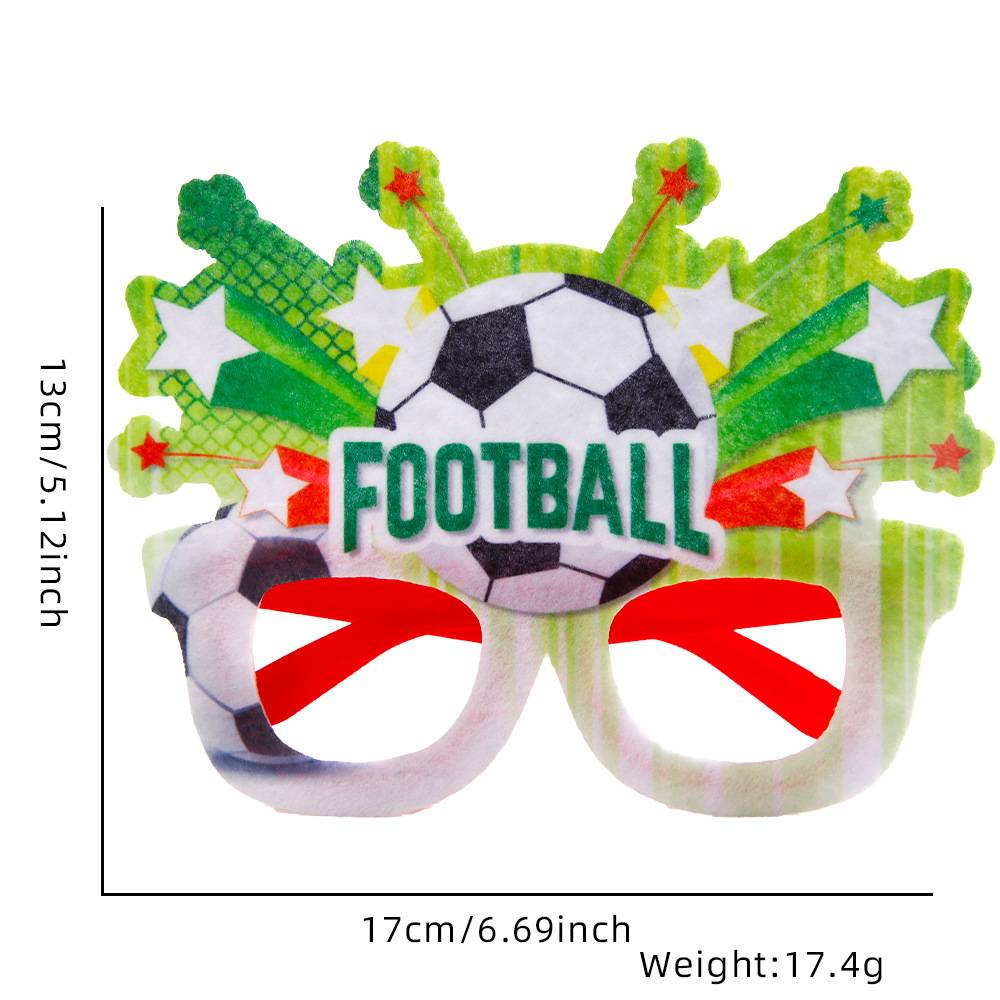 World Cup Kindergarten Fan Glasses Glasses Corporal Photo Games atmosphere props decorative bar party hoop