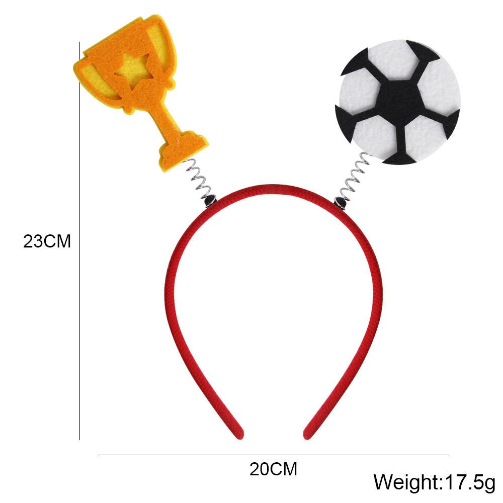 Top trophy football hair hoop
