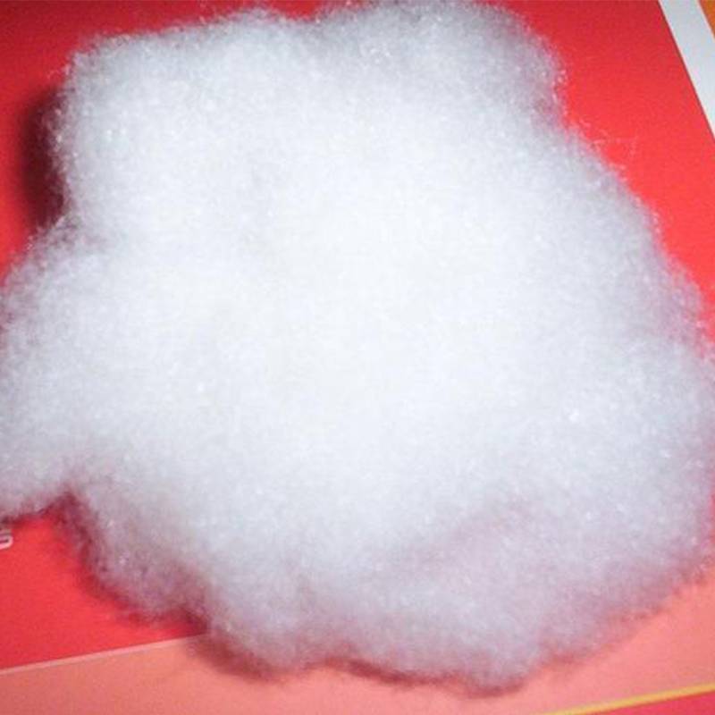 White empty skin filling cotton