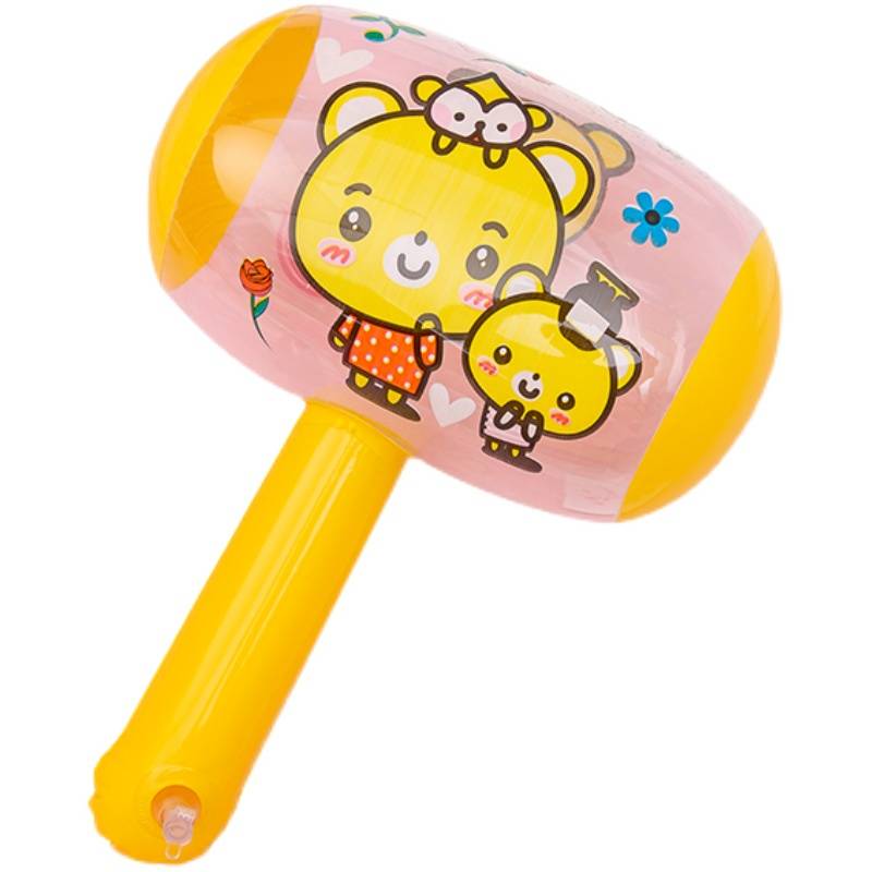 Bannaming Hammer Toys Large Hammer Baby Balloon Air Children Knock Hammer Blind Blinding Blood Plastic Hammer Super Large