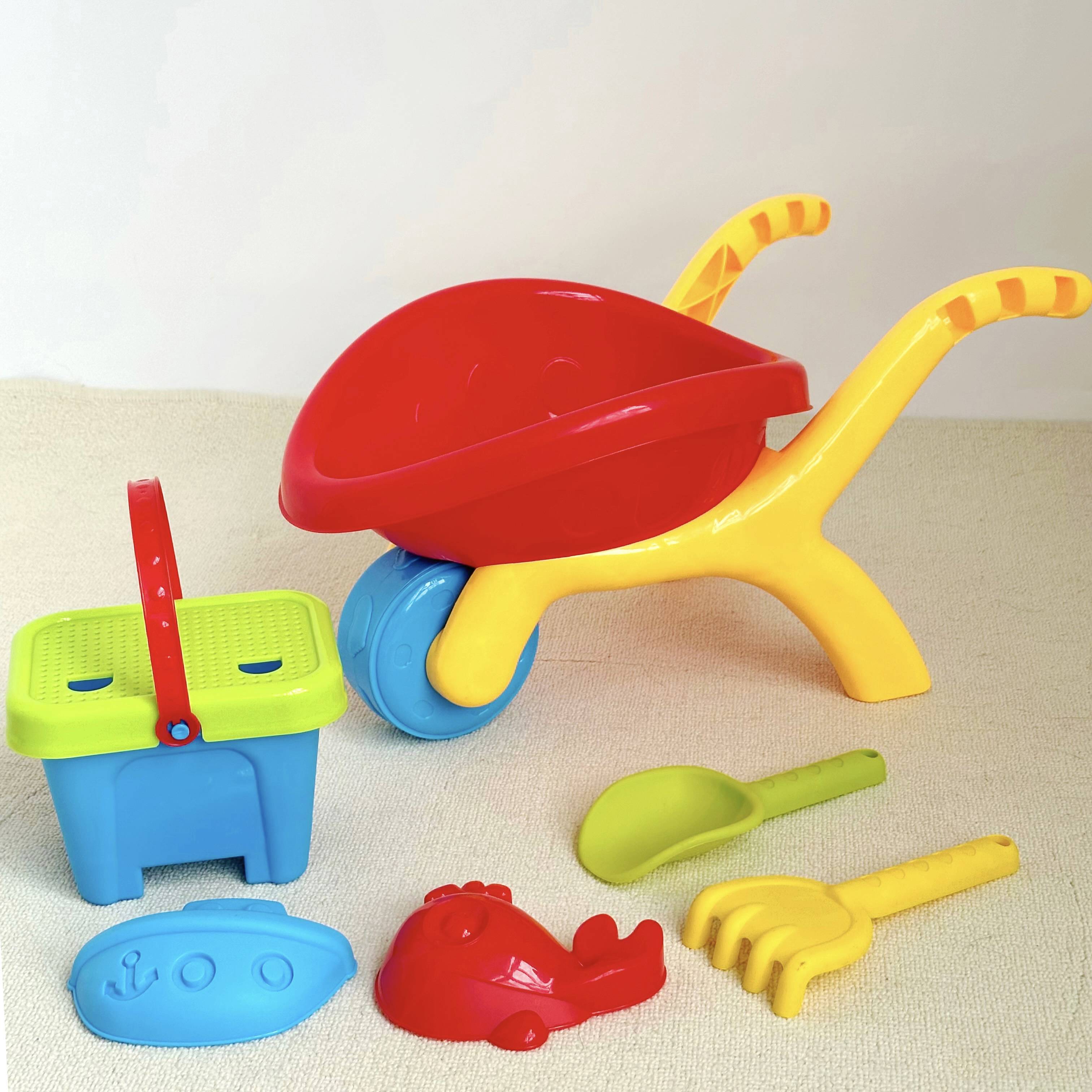 [6 pieces] Middle number hand cart set
