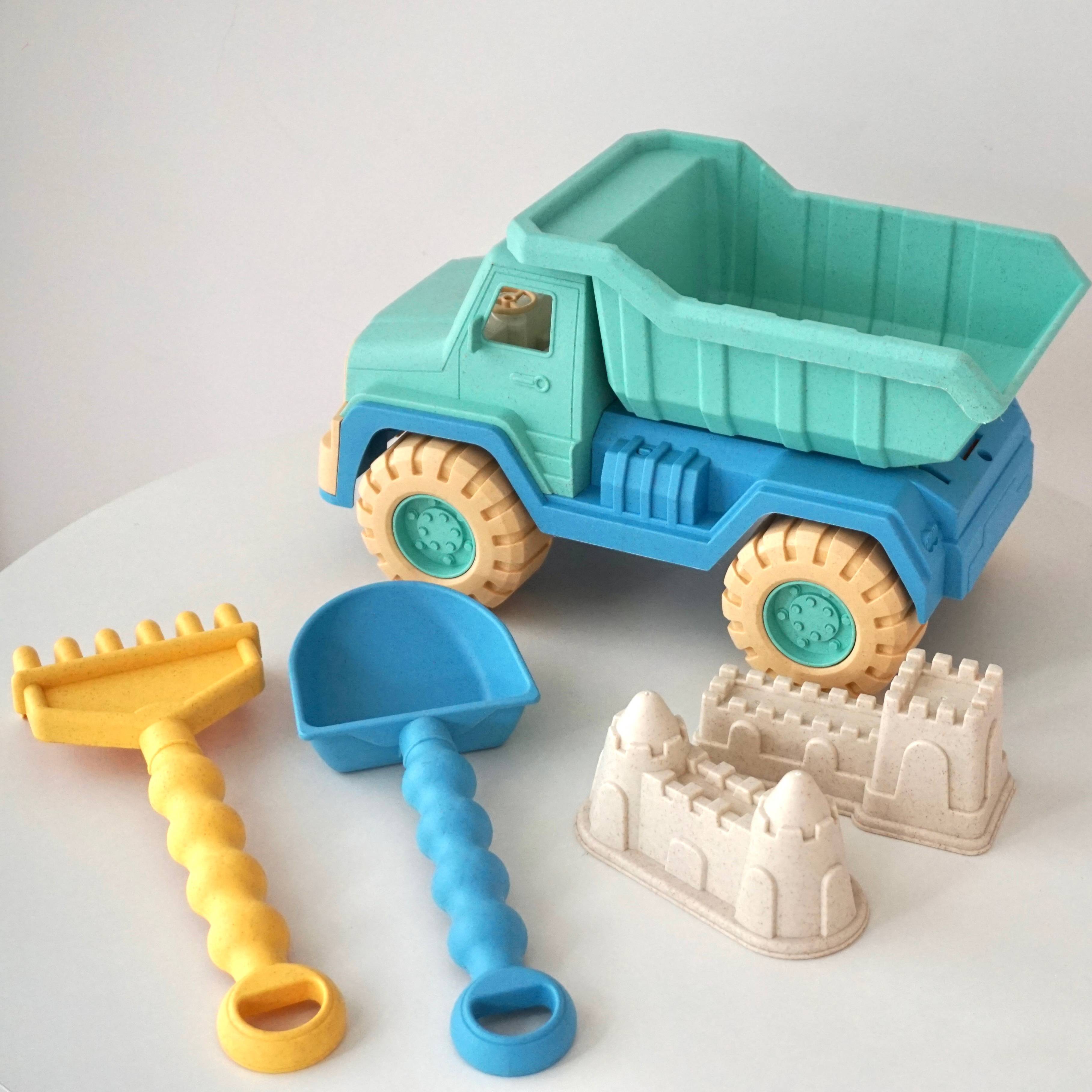 [5 pieces] Blue and blue truck