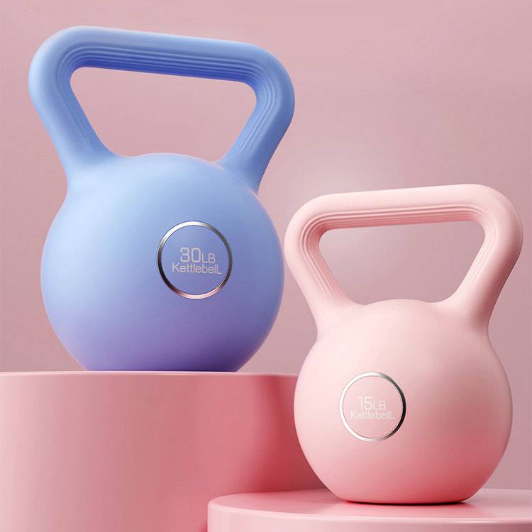 Ms. Macalon Colored Pots Bell, the little dumb bells used to practice their arms with their skinny arms