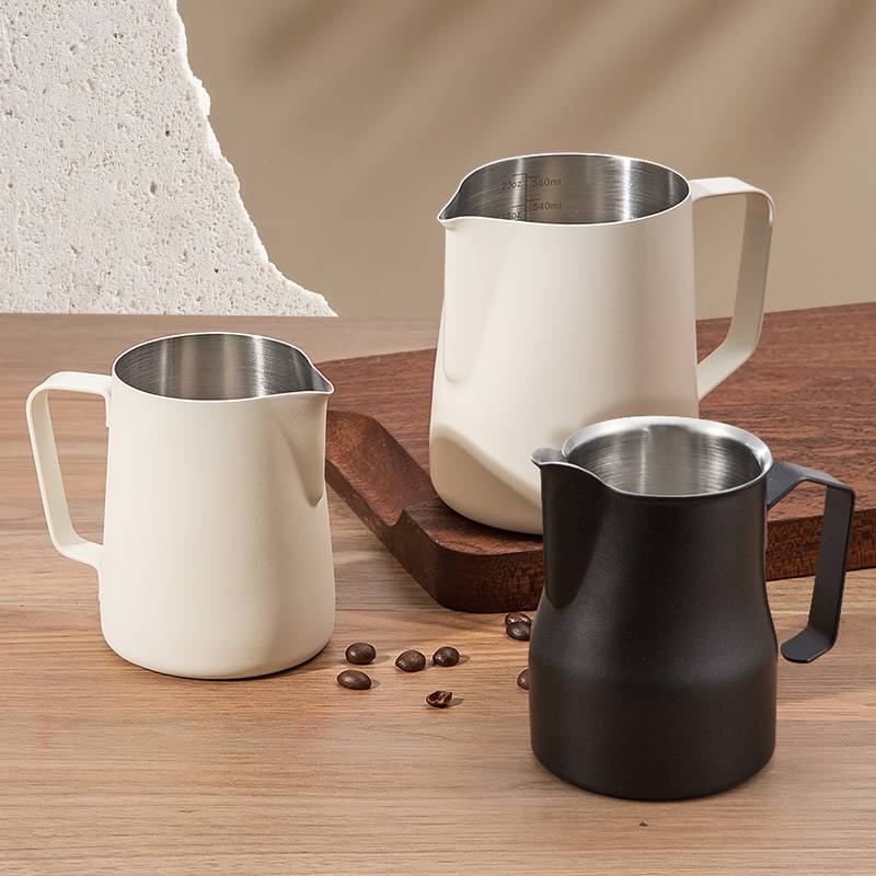 Coffee Pluscurry Cup Pulling Flower Tank 304 Stainless Steel Pull Flower Artifact Milk Bubble Cup Sipping Music Make Milk Bubble Cup