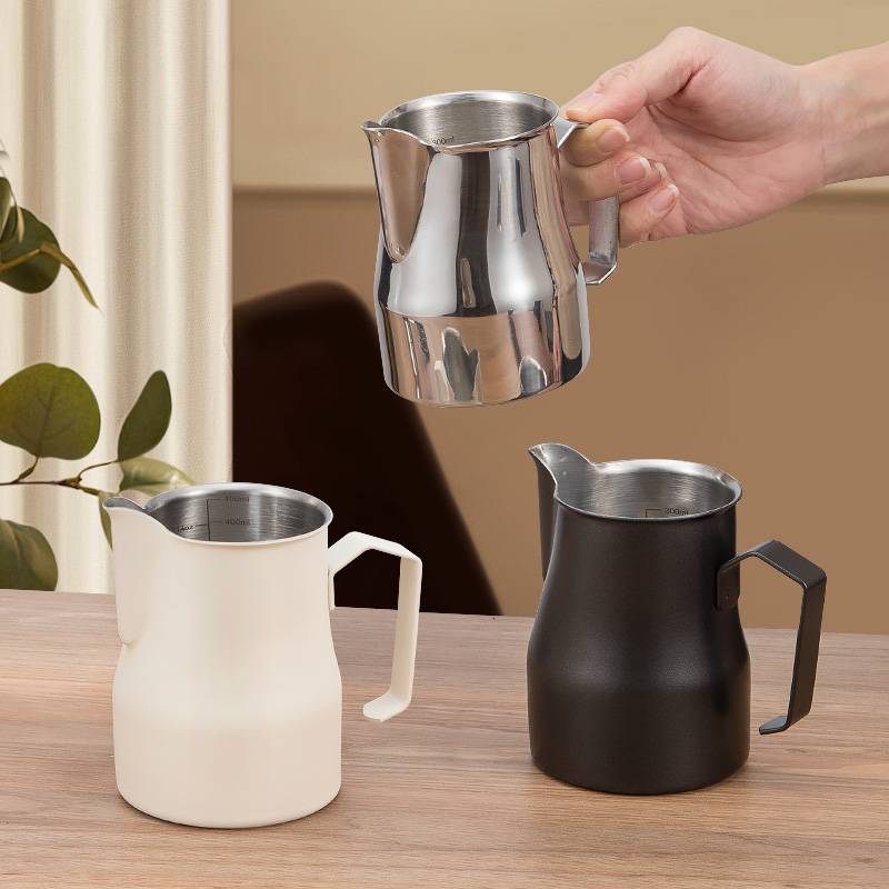 Coffee Pluscurry Cup Pulling Flower Tank 304 Stainless Steel Pull Flower Artifact Milk Bubble Cup Sipping Music Make Milk Bubble Cup