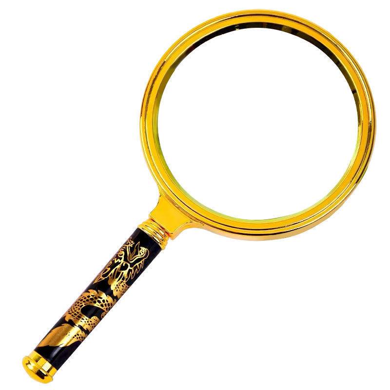 A magnifying glass HD high -number elderly read 1000 appraisal official 300 children's handheld students with large number of students