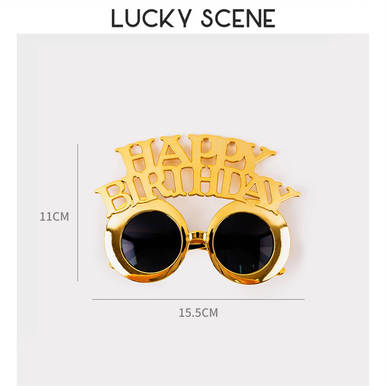 Birthday big letter golden color