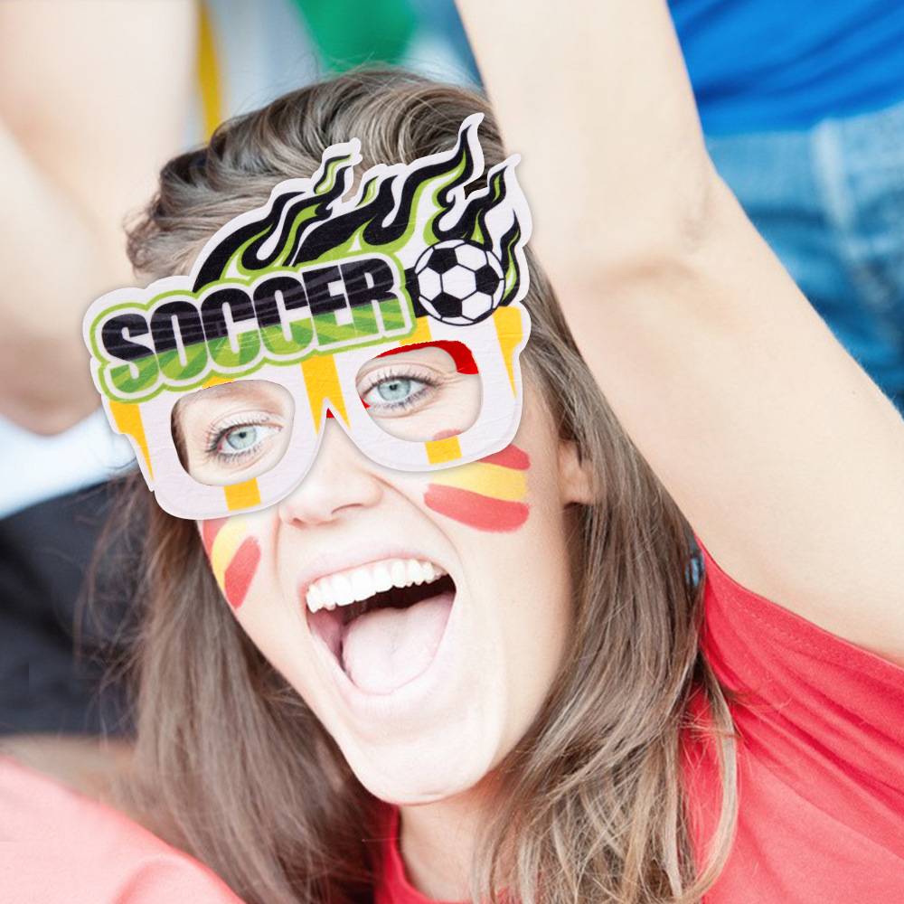 2024 new European Cup Glasses Bar Football Party Football Decoration Private Proper Poor Handing Poor Fans Corporate