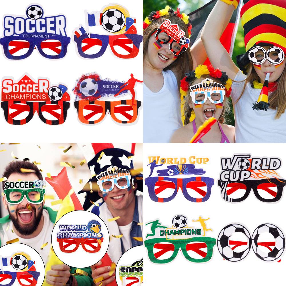2024 new European Cup Glasses Bar Football Party Football Decoration Private Proper Poor Handing Poor Fans Corporate