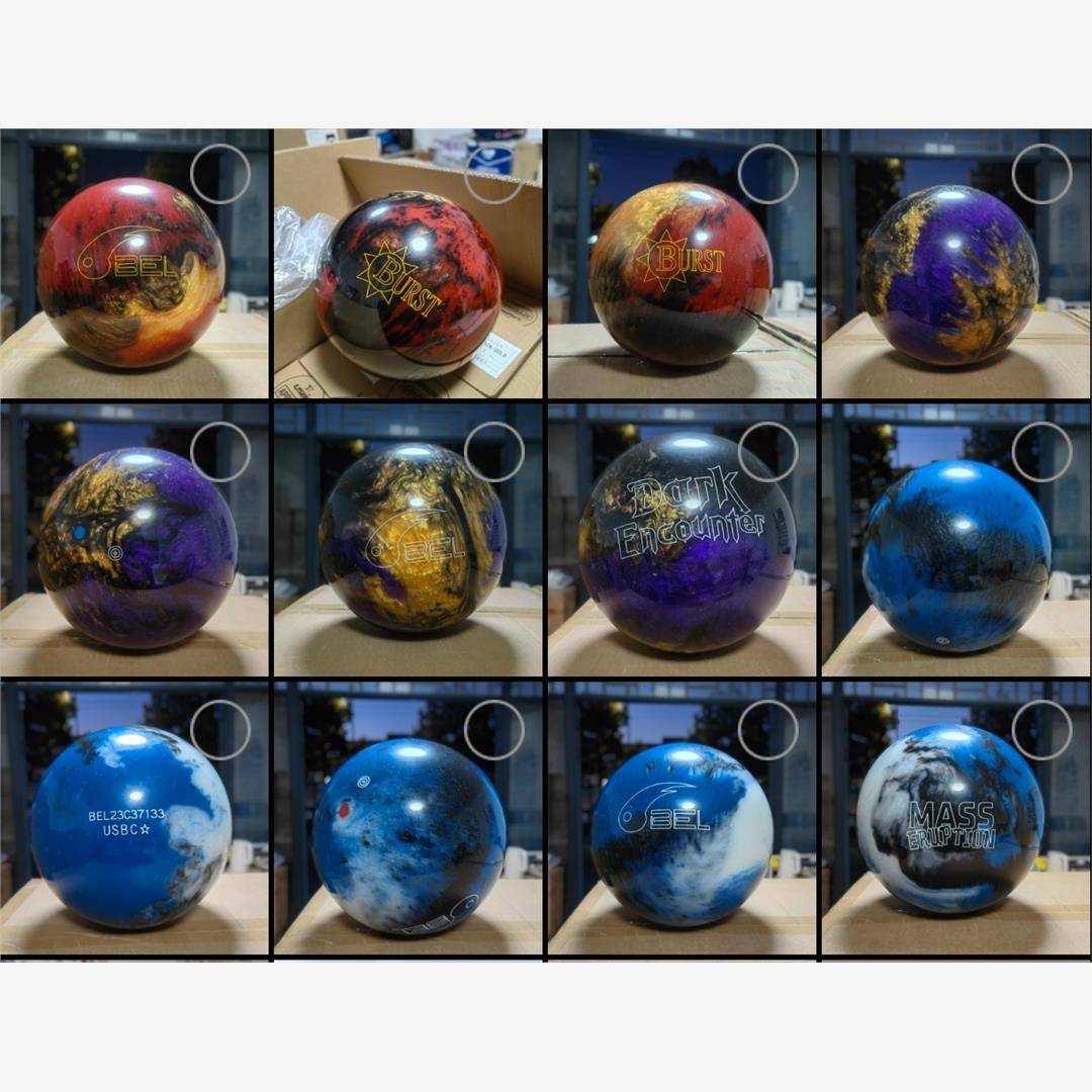 BEL bowling ball supplies Purple ghost professional bowling straight fly sale special bowling three -color optional