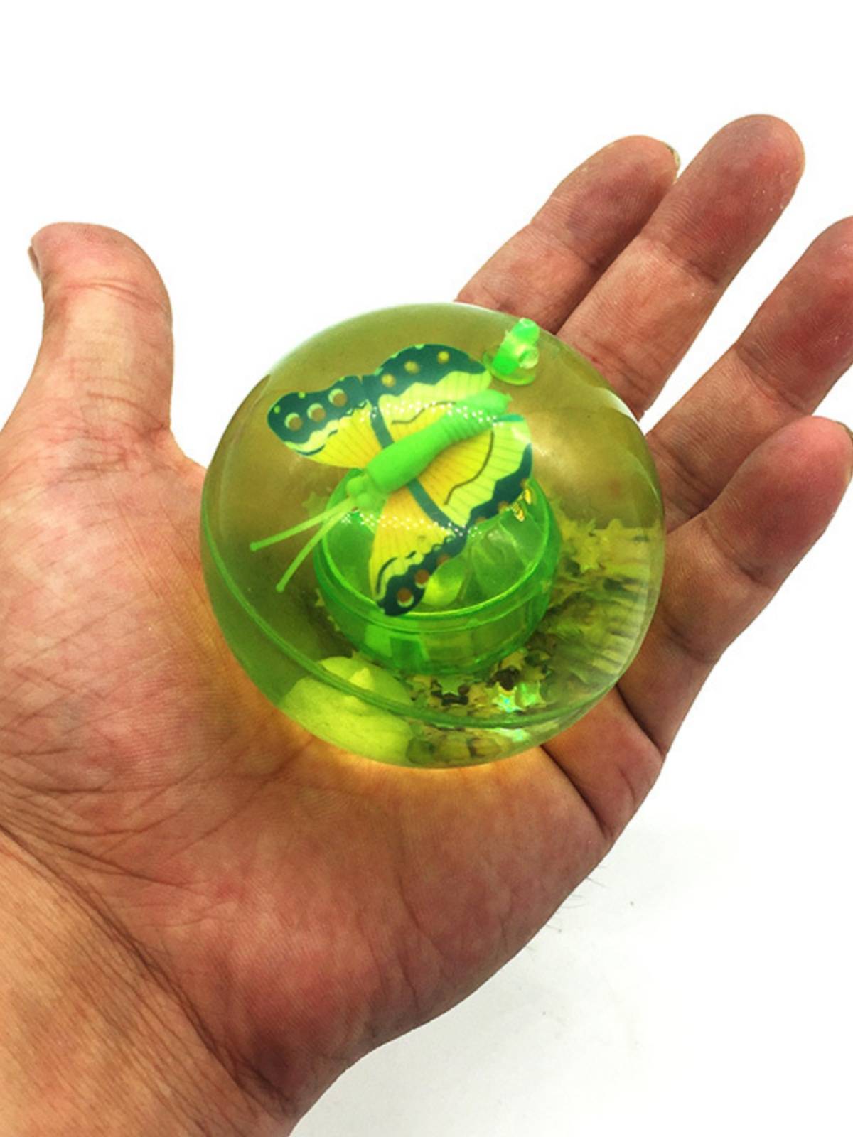 Rope stretch ball Crystal ball flash glow children's toy jumper jump ball adult rubber wrist kindergarten gift