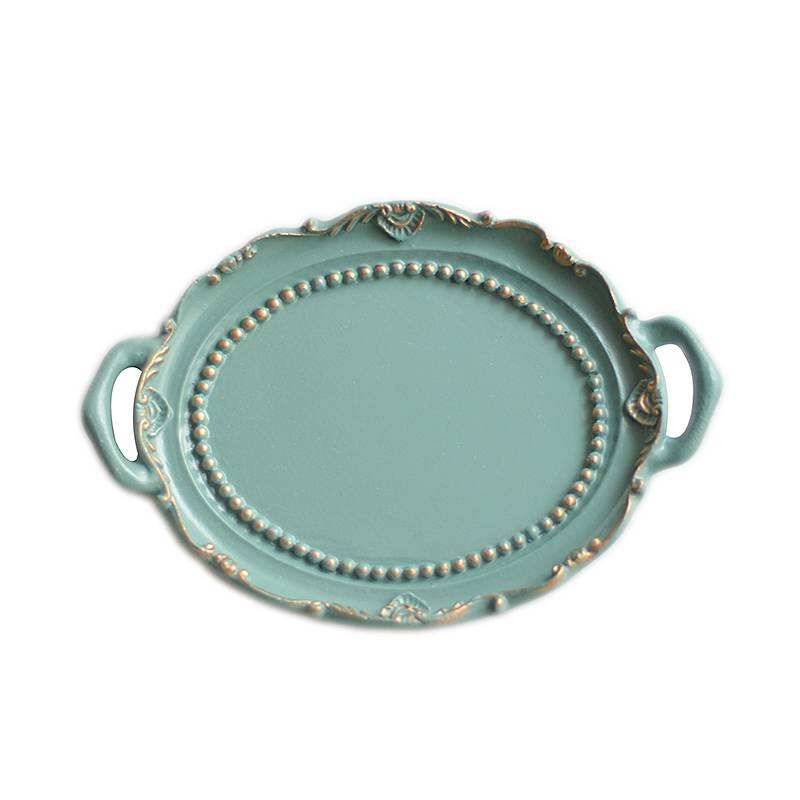 European retro mini jewelry tray decorative ornament necklace jewelry closing photography props