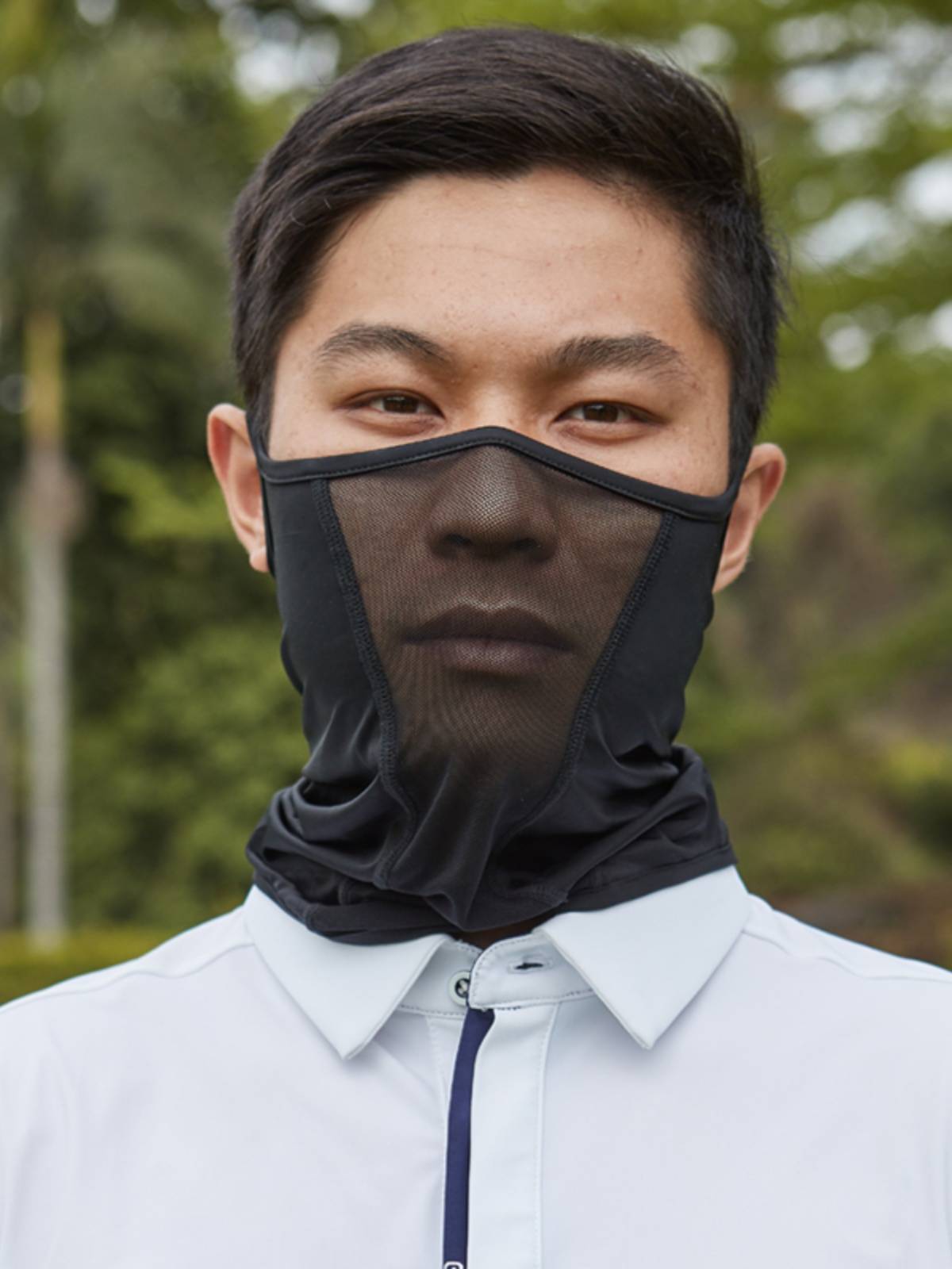 Golf sunscreen face mask breathable ice silk men and women same quick -drying hanging ear care neck protection face mask ride