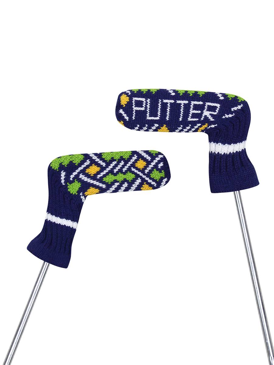 Golf push rod sleeve case protective sleeve knit colorful minimalist hat cover