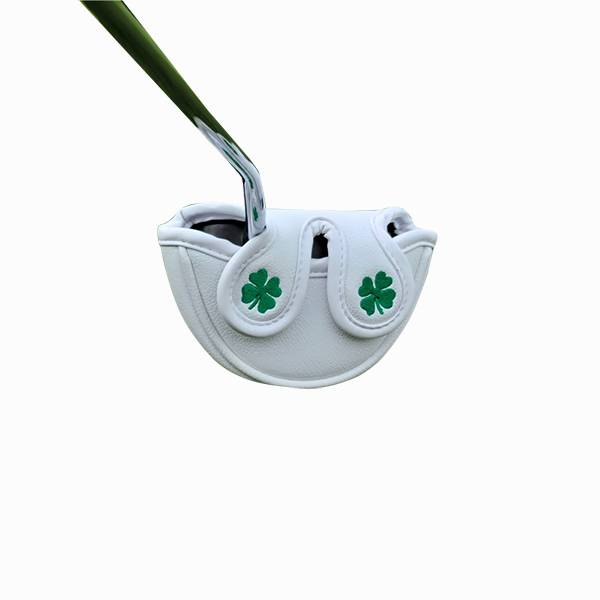 Golf club club head sleeve head sleeve big head horn semi -circular word push rod ball head protective hat cover magnet magnet