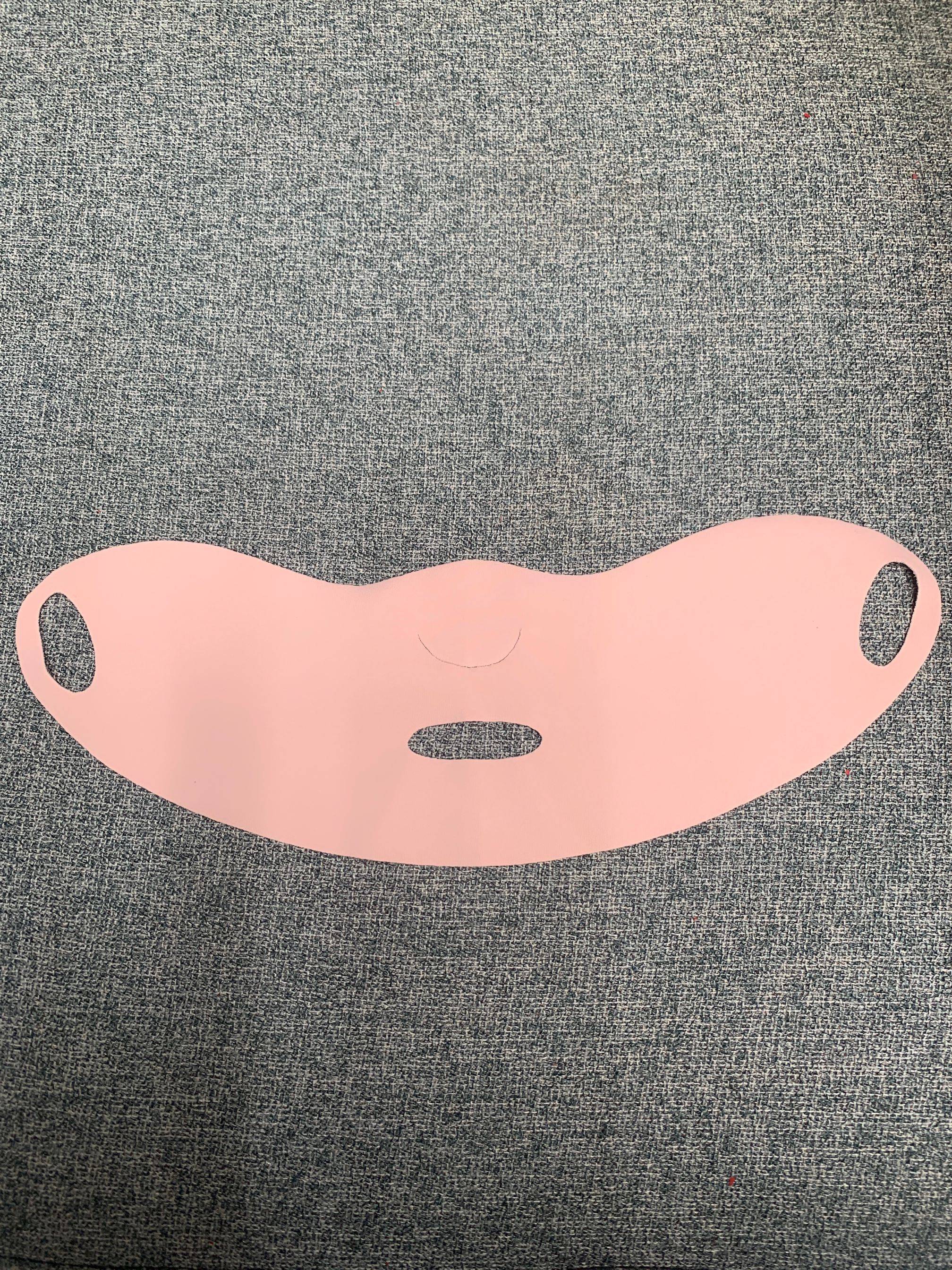 Open the nose, breathable thin sunscreen mask, summer riding covered face ice silk mask golf face cover lady