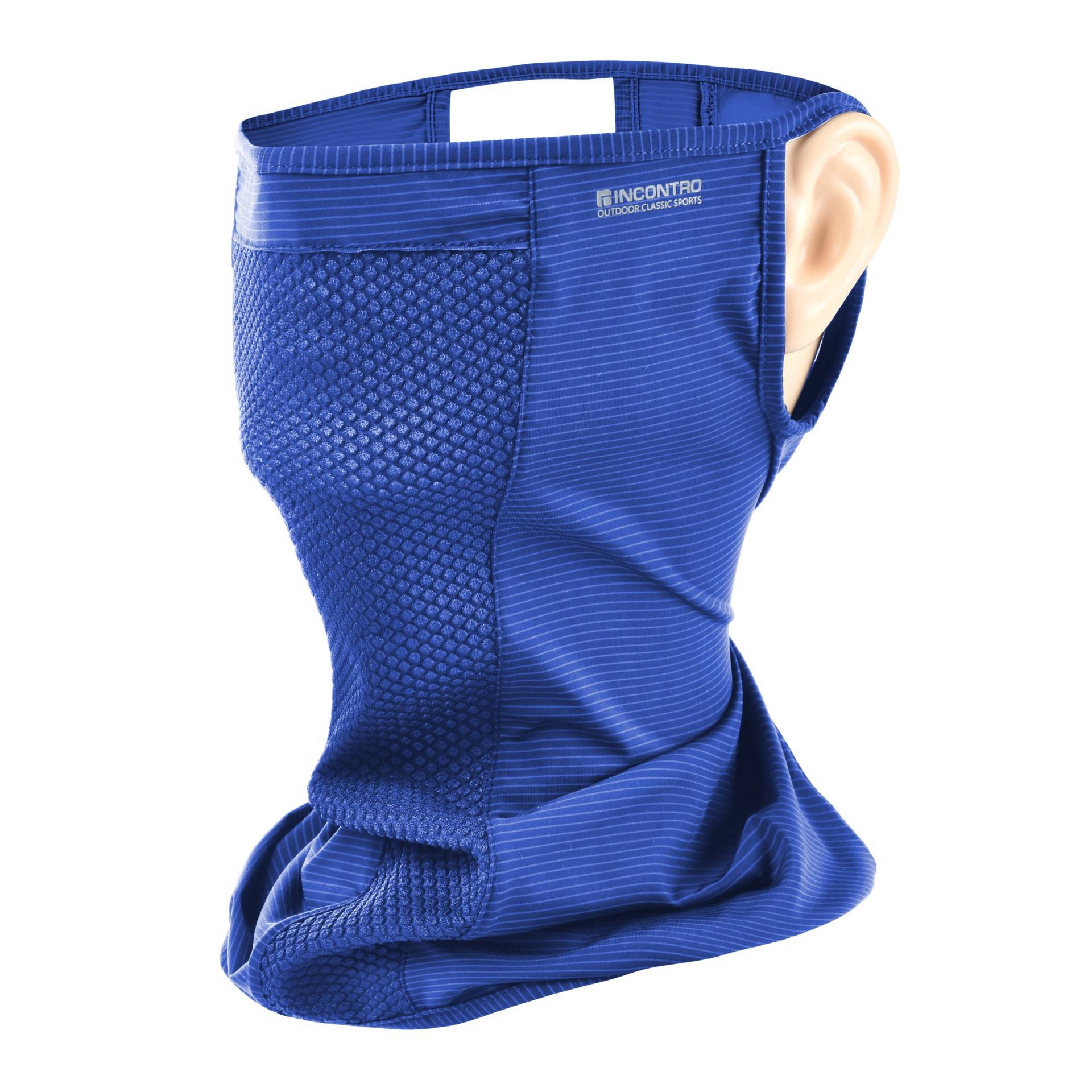 Lined Deep Blue