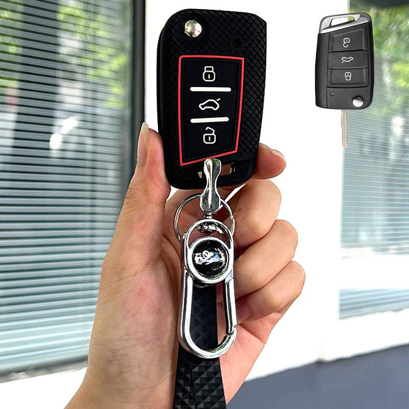 B INSERT KEY START (EJECTABLE) - BLACK + METAL BUTTON + BLACK ROPE