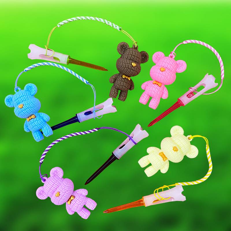 Korea's heat-seller against the loss of the Golf Tee Cute Bear Collapse of the Golf Tee