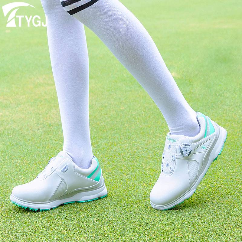 golf shoegirls waterproof slippering shoes tighten shoebels golf golf shoes