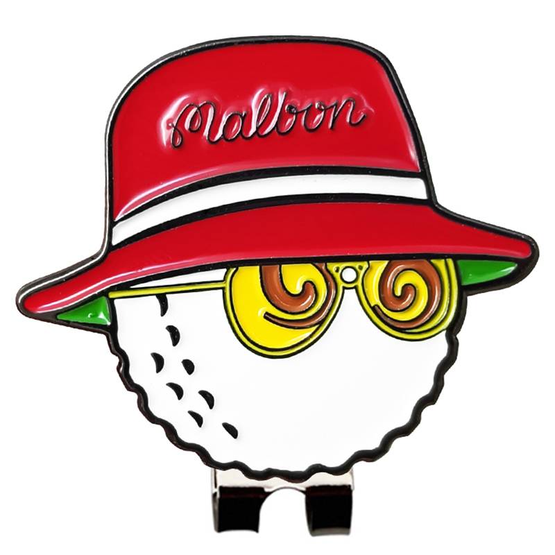 Golf hat clip with magnet clip hat Mark Golf Mark golf fans products ball position label