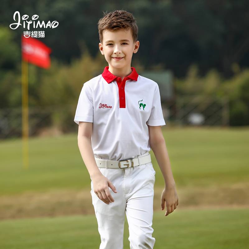 a special-priced, short-sleeve golf-sleeve boys' sports golf-skirts