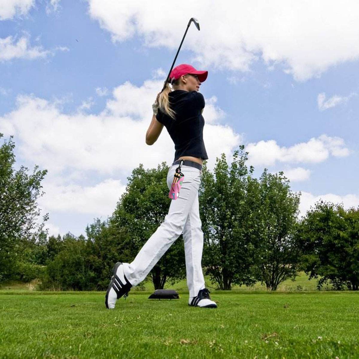 The new golf small ball bag waist bag ball bag tool bag puzzle supplies are easy to carry