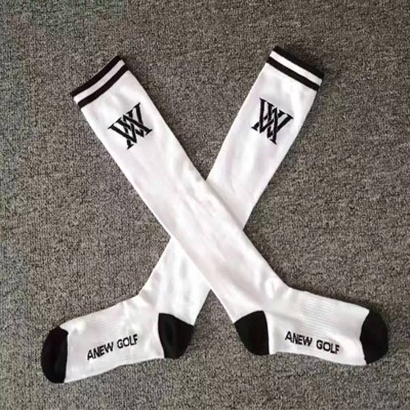 Golf socks Ladies long socks pure cotton autumn and winter anti -mosquito sunscreen socks Golf pure cotton female socks