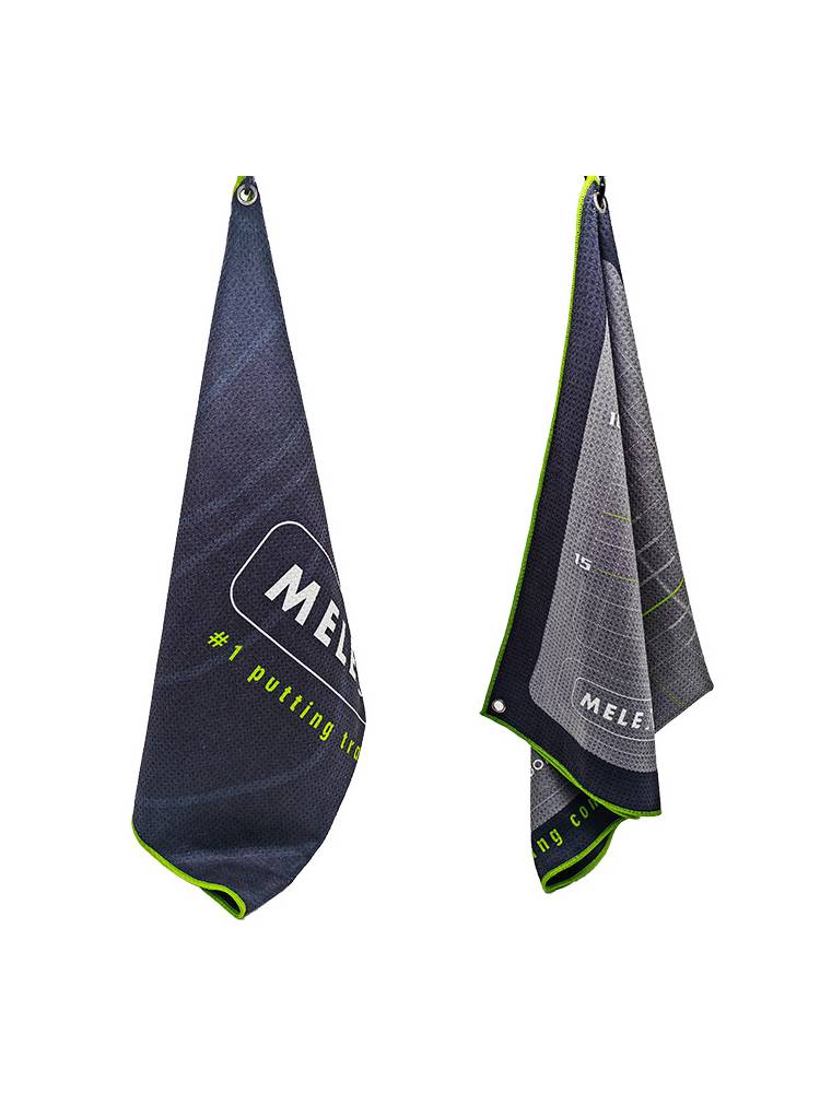 The golf sticker's sticker stands a towel that cleans up the club's stability stand with more assistive devices