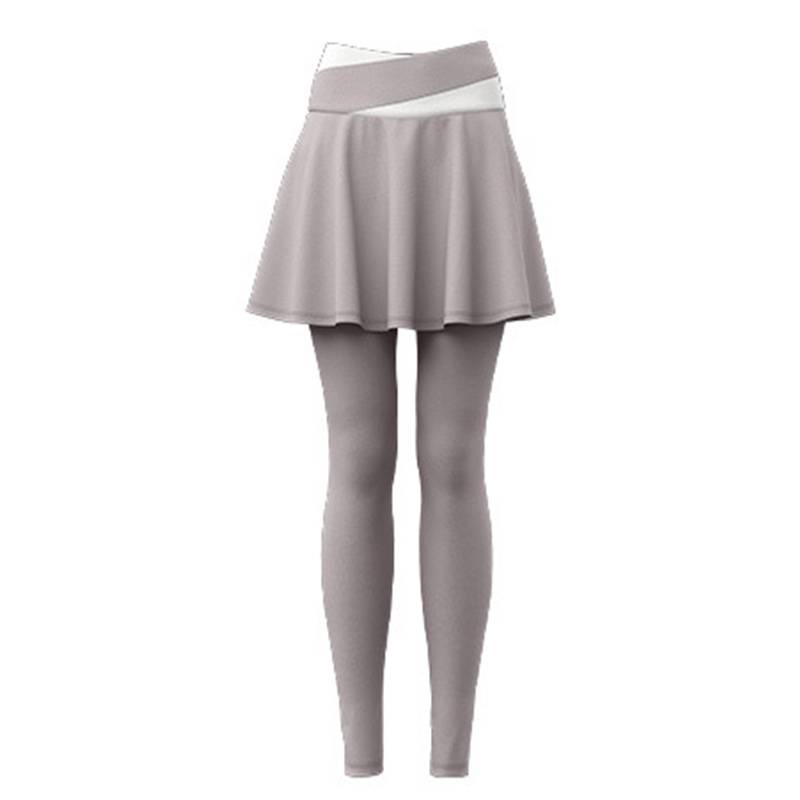 Golf ball skirt naked high bombs, color matching fake two high -waisted buttocks, fast dry and dry, summer sports short ball skirt