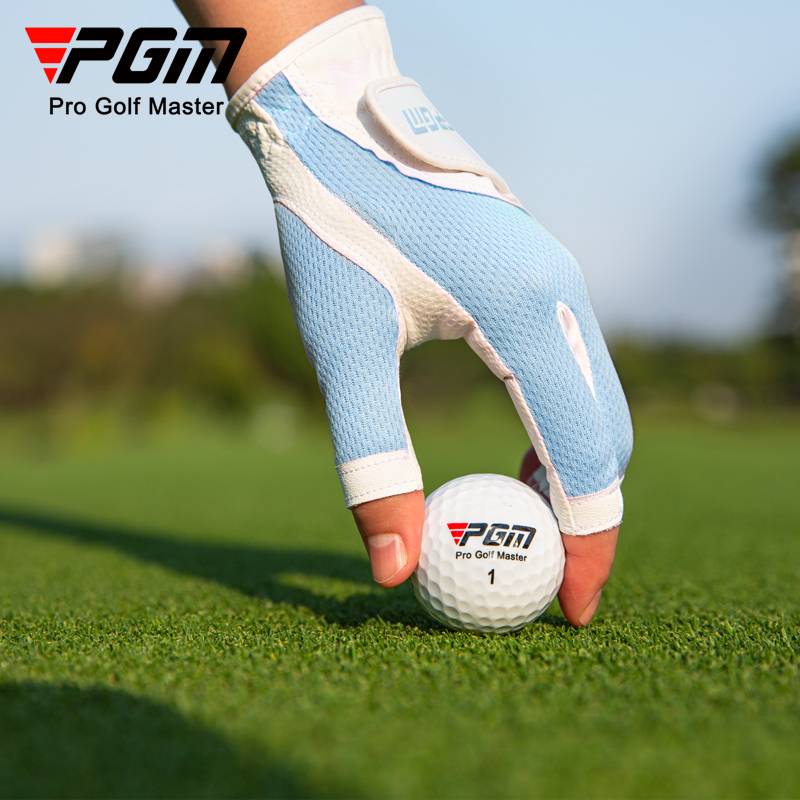 PGM golf gloves ladies dew gloves gloves summer breathable net cloth anti -slip sunscreen finger sleeve left and right hands