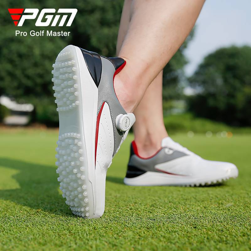 PGM golf shoes men's summer breathable sports shoes knob shoe lace patent anti -side skate men's shoes