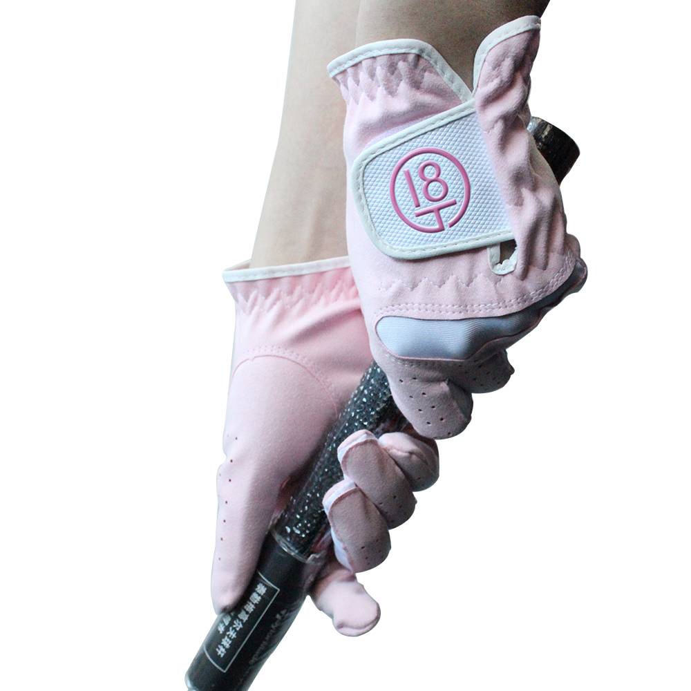 18tee golf gloves ladies fiber cloth gloves comfortable anti -slip, abrasion resistance and breathable WillGolf