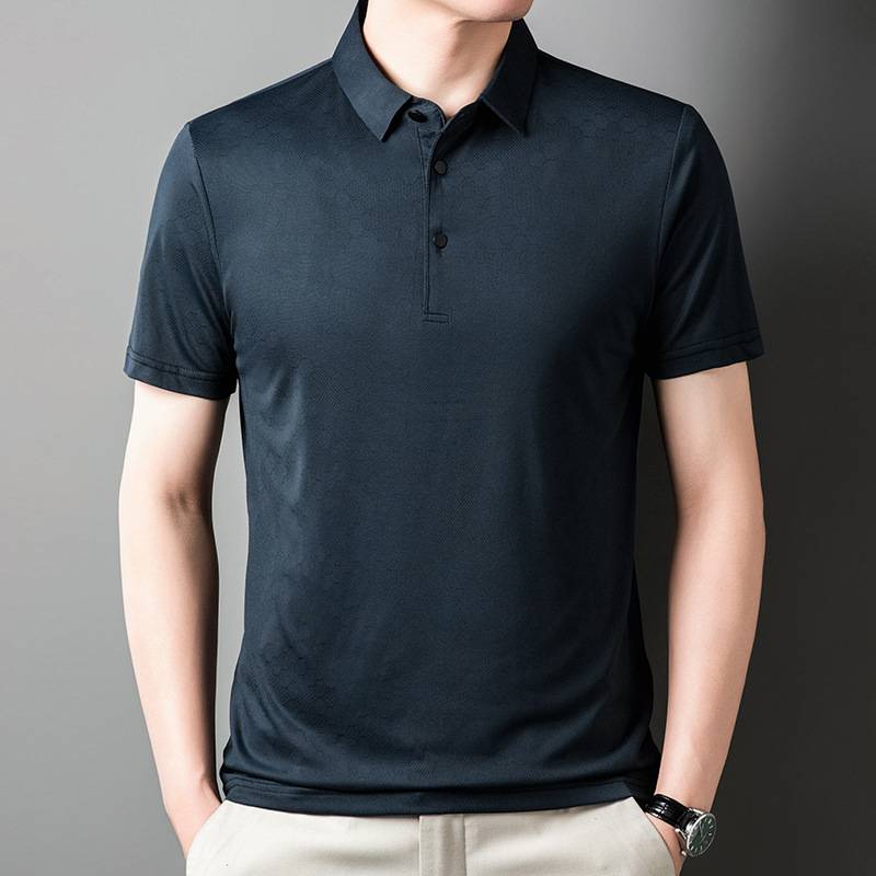 Summer New Year's men's short-sleeve POLO Golf Sports and Light Business T-shirts