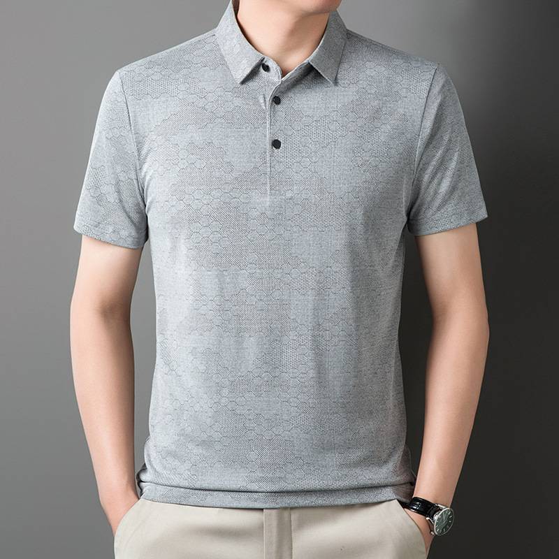 Summer New Year's men's short-sleeve POLO Golf Sports and Light Business T-shirts
