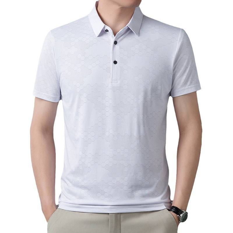 Summer New Year's men's short-sleeve POLO Golf Sports and Light Business T-shirts