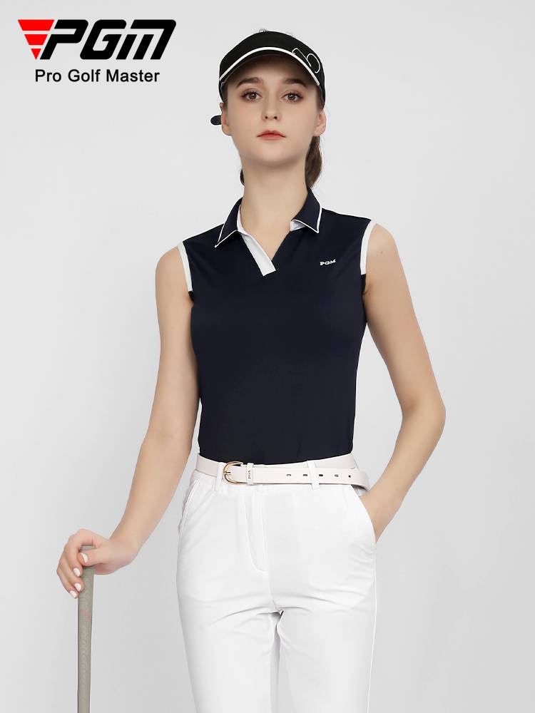 PGM golf clothing women's pants, top trousers sports suits summer T -shirt Polo shirt sleeveless vest