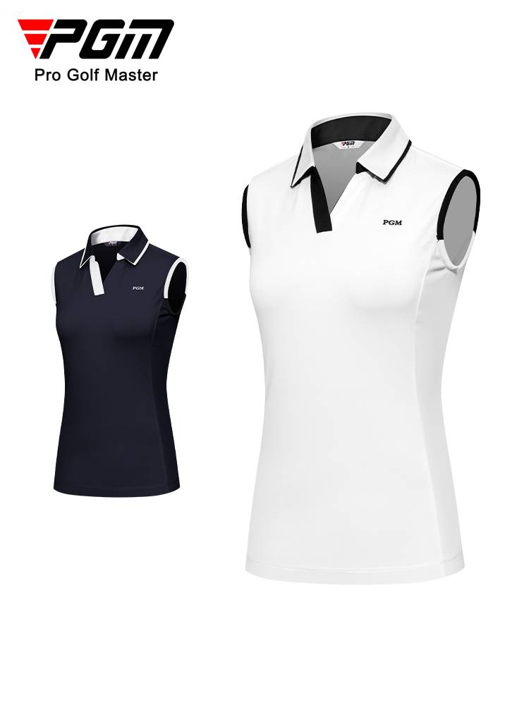 PGM golf clothing women's pants, top trousers sports suits summer T -shirt Polo shirt sleeveless vest